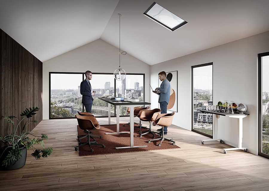 Brug hævesænkeborde til arbejdspladsen og få god ergonomi